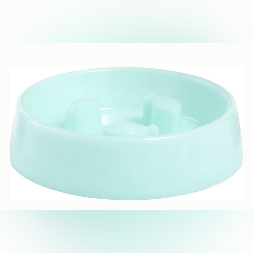 Frisco Fish Shaped Ridges Slow Feed Bowl